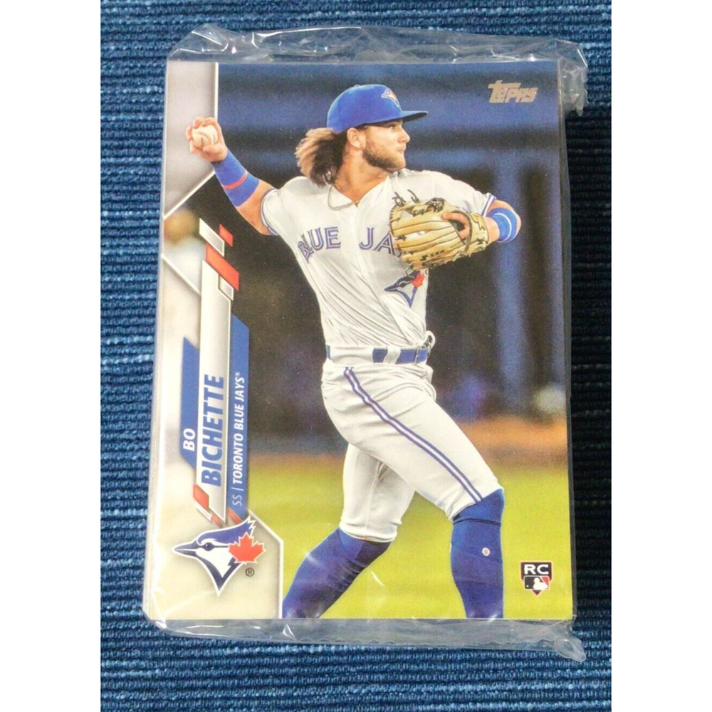 Sealed 2020 Topps Hanger Pack Bo Bichette RC Rookie Card Top Showing Rare 176U